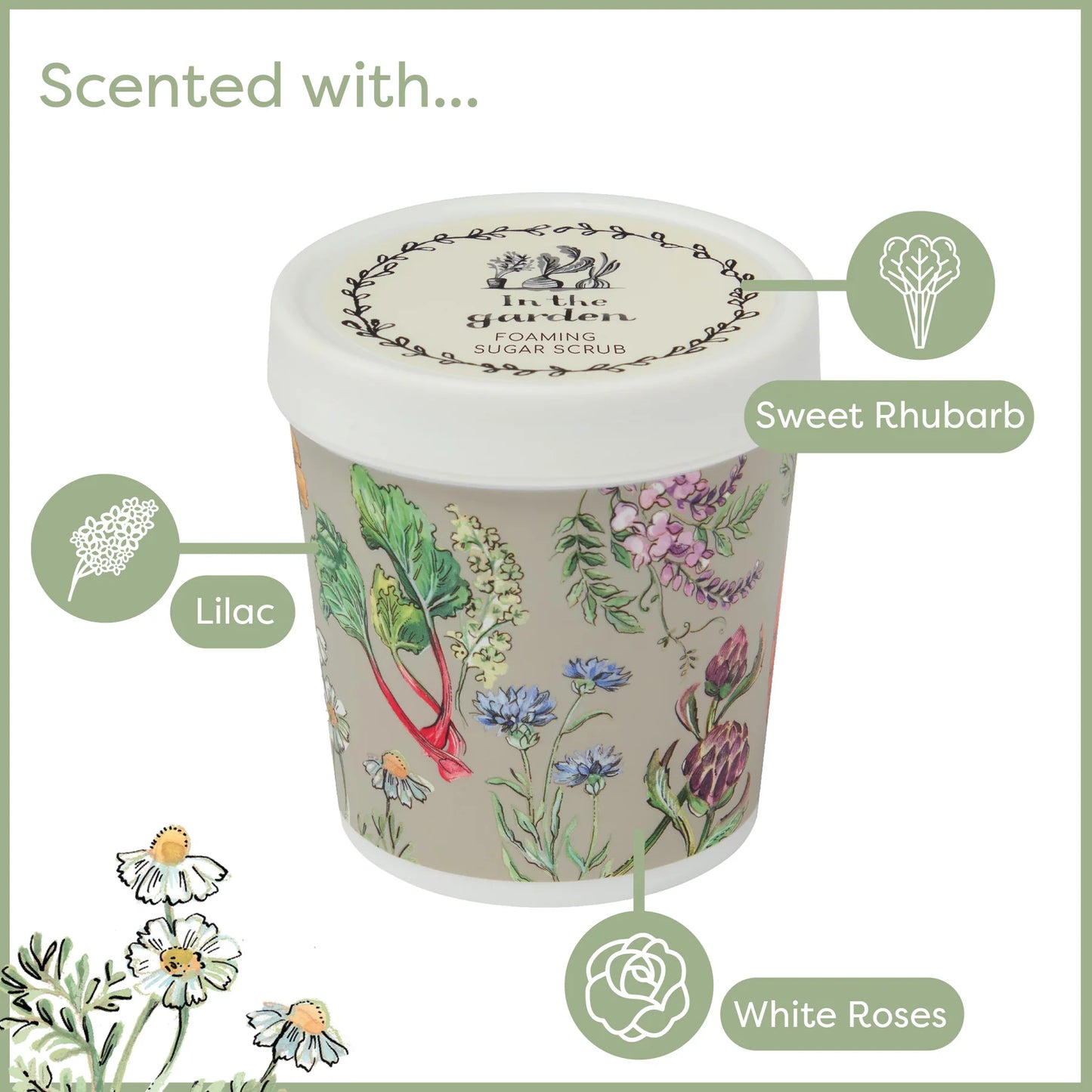Cukrowy Peeling do Ciała Heathcote & Ivory In The Garden 350 g