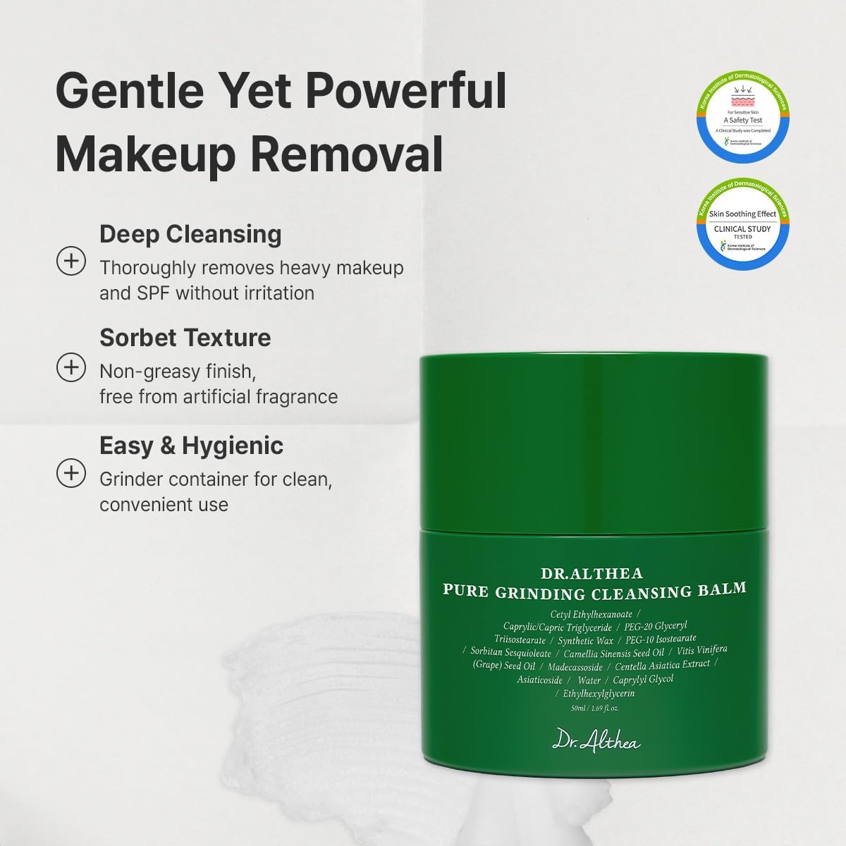 Dr. Althea Balsam Sorbet do Demakijażu Pure Grinding Cleansing Balm (50ml)