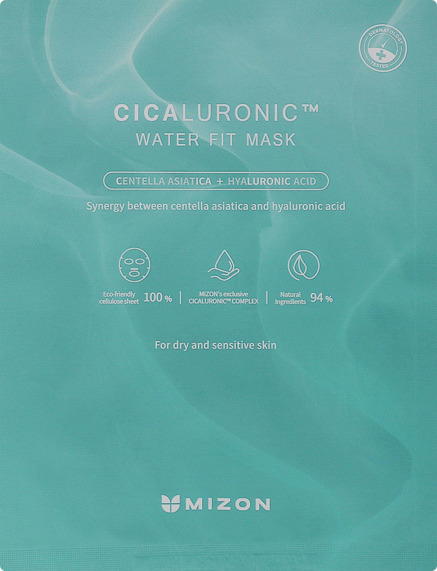 Mizon Nawilżająca Maseczka w Płachcie Cicaluronic Water Fit Mask (24ml)
