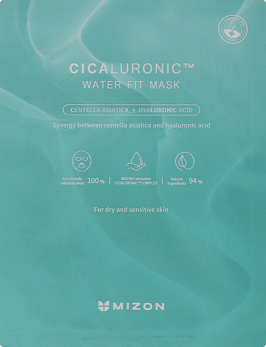 Mizon Nawilżająca Maseczka w Płachcie Cicaluronic Water Fit Mask (24ml)