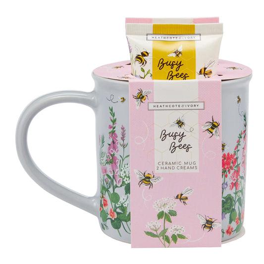 Heathcote & Ivory Zestaw Kremów do Rąk Busy Bees Hand Care Mug Set (2x50ml)