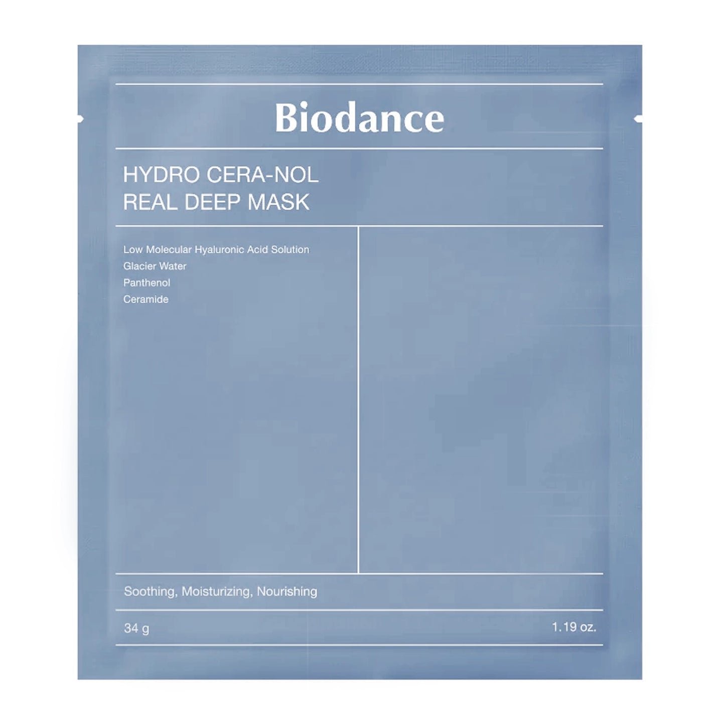 Biodance Kojąca Maska Hydrożelowa w Płachcie Hydro Cera-Nol Real Deep Mask