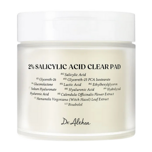 Dr. Althea Płatki Złuszczające z Kwasem Salicylowym 2% Salicylic Acid Clear Pad (60 szt. / 150ml)