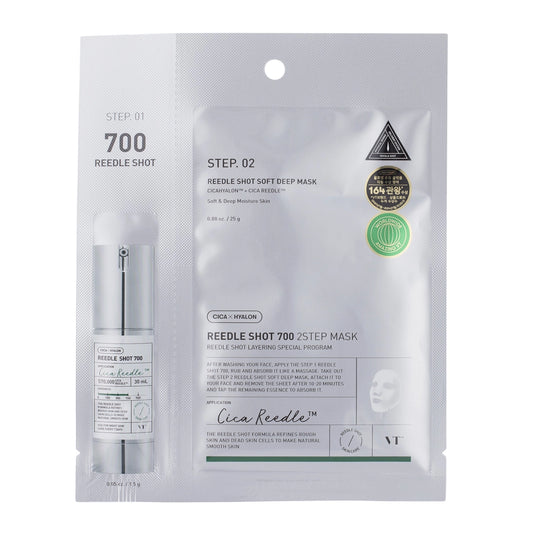 VT Cosmetics Ujędrniająca Maska do Twarzy w Płachcie Reedle Shot 700 Firming Treatment (2g/szt.)